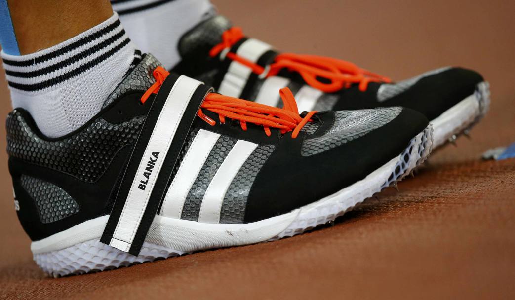 Le scarpe personalizzate dell&#39;atleta croata (Reuters)